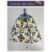 Crochet Top Hand Towel / Tea Towel - Yellow and Blue Mosaics A Crochet Top Hand Towel / Tea Towel - Yellow and Blue Mosaics A